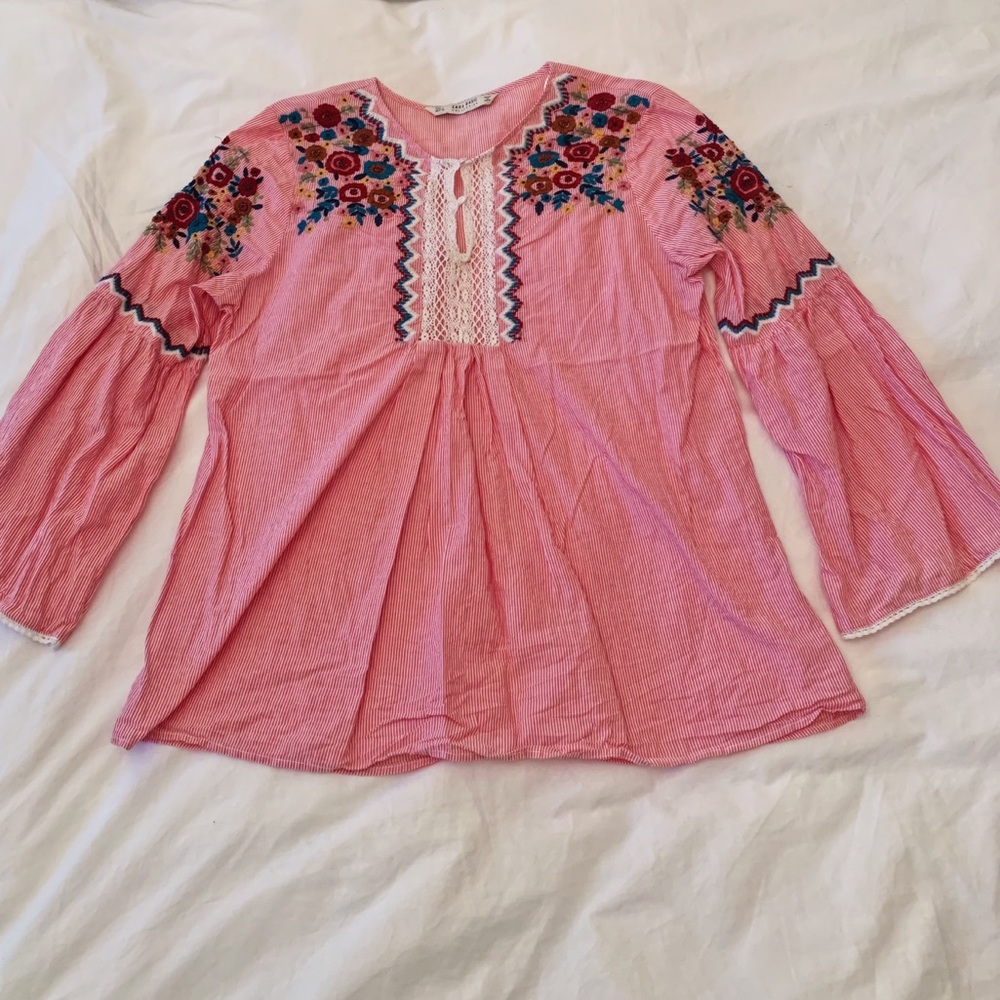 Zara Floral Blouse
